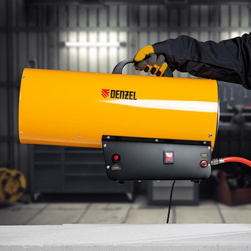 Газовая тепловая пушка GHG-50, 50 кВт, 1400 м3/ч, пропан-бутан Denzel 96480