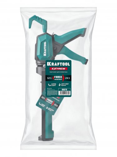 KRAFTOOL Extrem 4-in-1 310 мл, скелетный пистолет для герметика (06676)