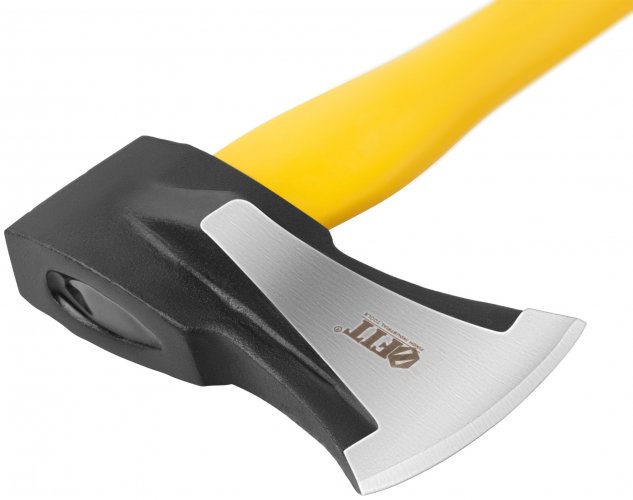 Топор-колун "ушастый" кованый, фиберглассовая длинная ручка 800 мм, 3000 гр. FIT 46176