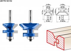 Набор фрез для вагонки ЗУБР Профессионал 2 шт, 50.8х28.6 мм, 35х28.6 мм 28770-50-H2