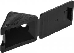 Мебельный уголок с шурупом ЗУБР цвет черный, 4,0x15мм, ТФ6, 4шт 4-308256-7