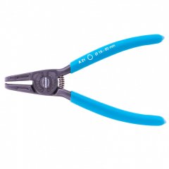 Съемник, 165 мм, для внешних стопорных колец (19-60 мм), изогнутые губки (разжим) Gross 18341