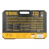 Набор инструментов, 1/2", 3/8", 1/4", CrV, S2, пластиковый кейс, 232 предмета Denzel