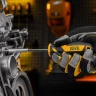 Набор инструментов, 1/2", 3/8", 1/4", CrV, S2, пластиковый кейс, 232 предмета Denzel
