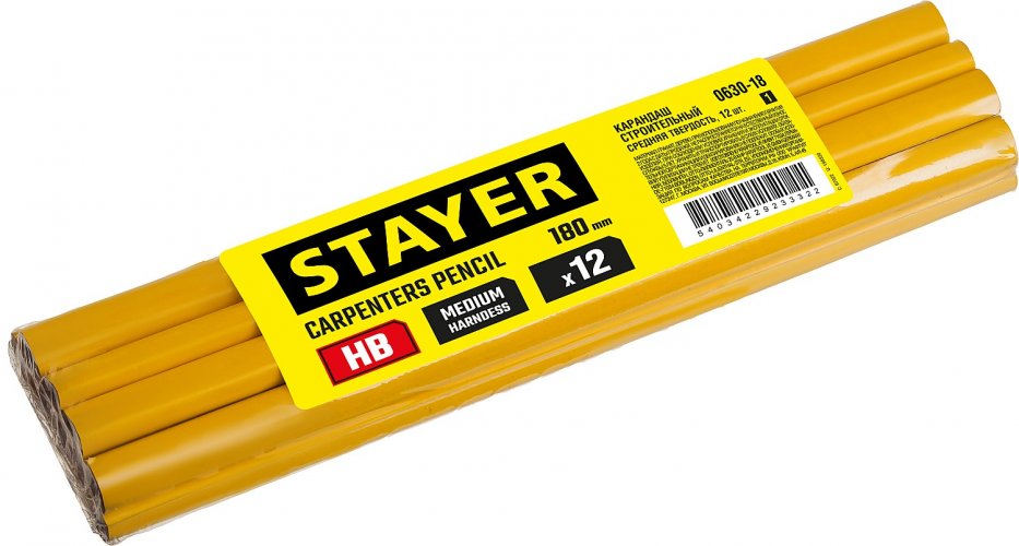 Строительный карандаш STAYER 180 мм 0630-18_z01
