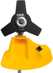 Триммер электрический TE-1200, 1200 Вт, 380 мм, катушка + диск, разборная штанга Denzel 96611