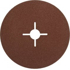 Круг шлифовальный ПРОФИ фибровый (5 шт; 150х22 мм; P80) для УШМ ЗУБР 35585-150-080