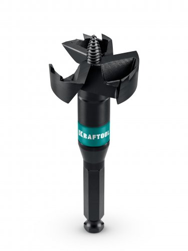 KRAFTOOL SELF FEED d 45 мм, cверло по дереву самоврезающееся (29951-45)