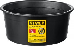 Круглый строительный таз, 15 л, STAYER STRONG MASTER 06098-15_z01