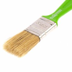 Кисть флейцевая &quot;Евро&quot;, 25 x 8, натуральная щетина, пластиковая ручка Сибртех 83300