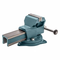 Тиски слесарные, 100 мм, поворотные (Глазов) Россия 18663