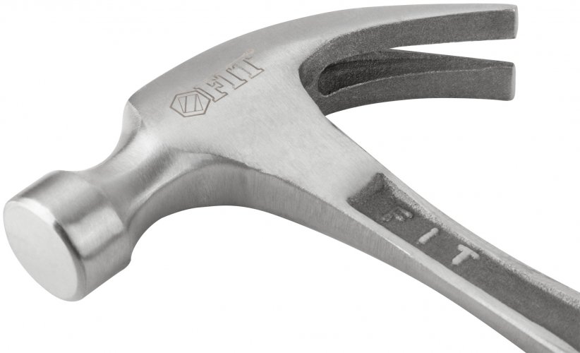 Молоток-гвоздодер, цельнометаллический 32 мм, 570 гр. FIT 44792