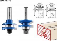 Набор фрез рамочных №1 (2 шт; хвостовик 12 мм) ЗУБР 28771-41.3-H2