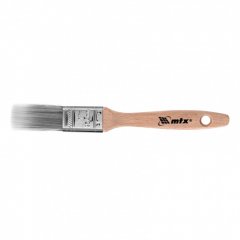 Кисть плоская Platinum 1", искусственная щетина, деревянная ручка MTX 83315