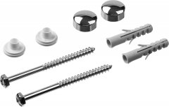 Набор для крепления унитазов ЗУБР цвет хром 44211