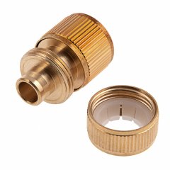 Соединитель латунный, быстросъемный для шланга 1/2 Palisad 66264