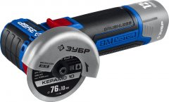 Бесщеточная угловая шлифмашина ЗУБР Профессионал 12 В, без АКБ, в коробке AB-76