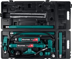 Гидравлический набор для правки кузова KRAFTOOL 10 т, в пластиковом кейсе 43435-10