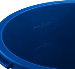 Усиленный круглый строительный таз ЗУБР 40 л 06094-45