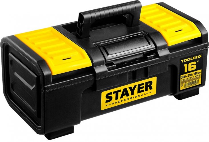Ящик для инструмента STAYER TOOLBOX-16 пластиковый, Professional 38167-16
