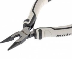 Длинногубцы Mini, 125 мм, прямые, авторазжим, Pro Matrix 17830