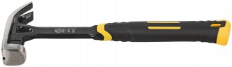 Молоток-гвоздодер, цельнометаллический 450 гр. FIT 44796