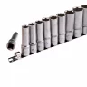 Набор удлиненных торцевых головок 1/2", шестигранные, CrV, 10 шт, 10-22 мм Stels 13603