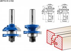 Набор фрез рамочных №2 (2 шт; хвостовик 12 мм) ЗУБР 28772-41.3-H2