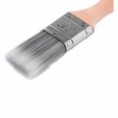 Кисть плоская Platinum 1.5", искусственная щетина, деревянная ручка MTX 83320