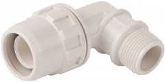 Муфта соединительная угловая "ШиреФит" (20 мм; 3/4") для трубопровода ЗУБР 51465-20-3/4
