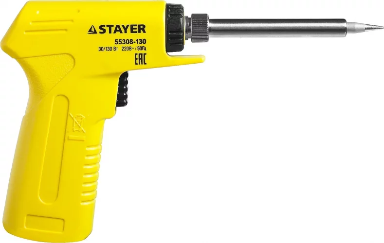 Электропаяльник STAYER Proterm 30-130Вт 55308-130