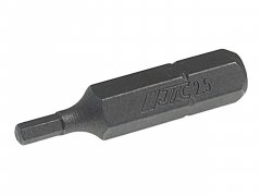 Бита HEX H2.5х30мм 1/4" DR 6-ти гранная JTC-11530025