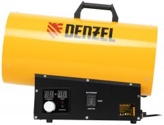 Газовая тепловая пушка GHG-15i, 15 кВт, цифровой термостат, пропан-бутан Denzel 96478