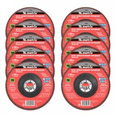 Круг лепестковый торцевой, P 80, 150 х 22.2 мм Matrix 74059