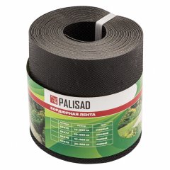 Бордюрная лента, 15 х 900 см, полипропиленовая, черная, Россия, Palisad 64478