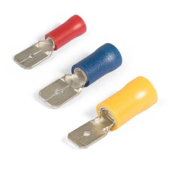 Разъем кабельный плоский изолированный «папа» ВРПИ-П 1.5–(6.3) серия ПРОФИ КВТ 59131