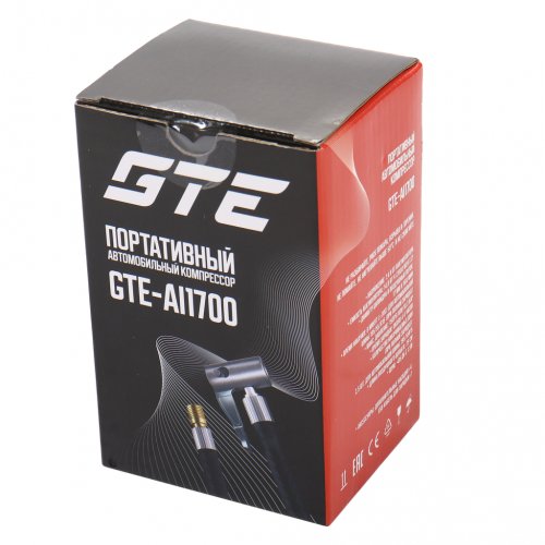 Компрессор автомобильный 16л/мин 2х2 Ач аккумуляторный портативный GTE