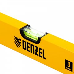 Уровень алюминиевый, 800 мм, фрезерованный, 3 глазка Denzel 33682