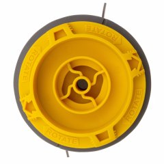 Катушка триммерная полуавтомат, быстрая заправка, шестигранник HEX х 15/6, болт 5/16 левый, М8 левый Denzel 96364