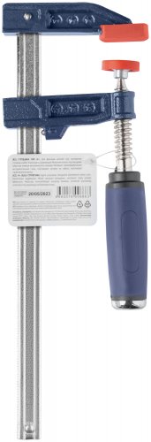 Струбцина тип "F" усиленная, мягкая ручка 50х200 мм FIT 59152