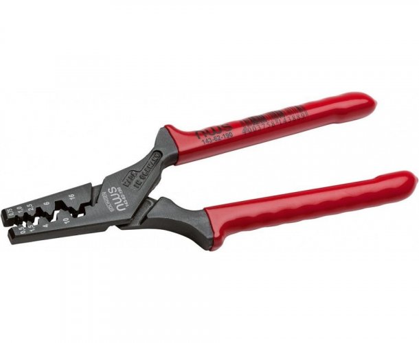 Клещи для обжима наконечников 0,5-16,0 мм2, NWS, ( 143-62-190 )