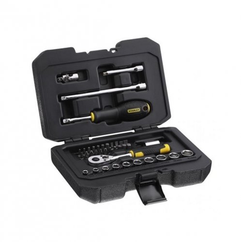 Набор торцевых головок 1/4" 38 предметов STMT82828-1, STANLEY ( 1-82-828 )