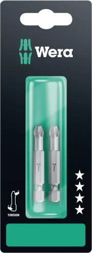 855/4 TZ Биты в наборе 2 шт, PZ 3/50 mm WERA WE-05060015011