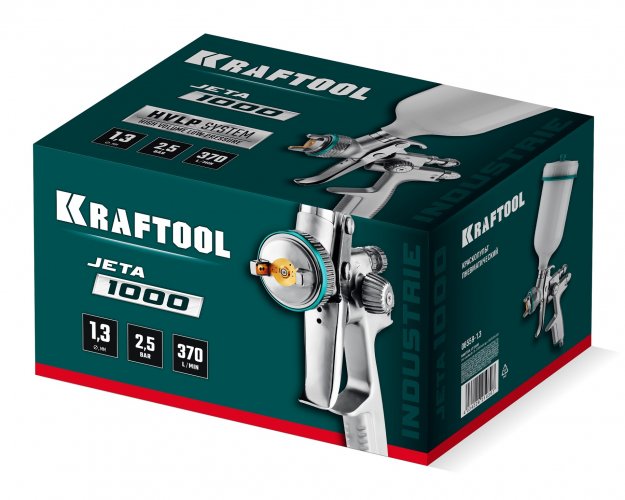 Пневматический краскопульт KRAFTOOL PRO Jeta 1000 06559-1.3