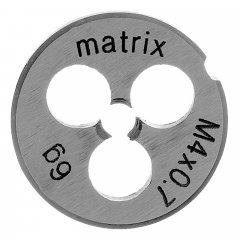 Плашка М4 х 0.7 мм, Р6М5 Matrix 77071
