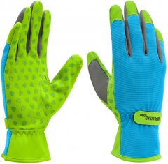 Перчатки садовые на липучке,силиконовое нанесение, размер 9, Luxe Palisad 67986
