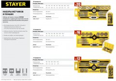 Набор метчиков и плашек STAYER MASTER 12 предметов 28012-H12_z01
