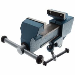 Тиски слесарные, 63 мм, крепление для стола, винтовой зажим (Глазов) Россия 18660