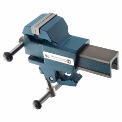 Тиски слесарные, 63 мм, крепление для стола, винтовой зажим (Глазов) Россия 18660