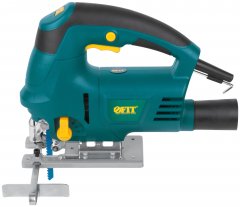 Лобзик  800 Вт; 0-3000 ход/мин; БзП; маятник; 100 мм; 3,15 кг; лазер; рез. накл.; коробка FIT 80359